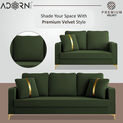 Adorn India Premium Chandler - 3 Years Warranty - Velvet Suede Fabric [SAMPLE]