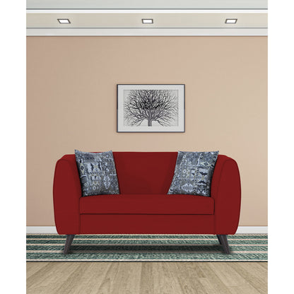 Adorn India Mason 2 Seater Sofa (Aqua Blue)