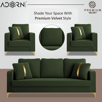 Adorn India Premium Chandler - 3 Years Warranty - Velvet Suede Fabric [SAMPLE]