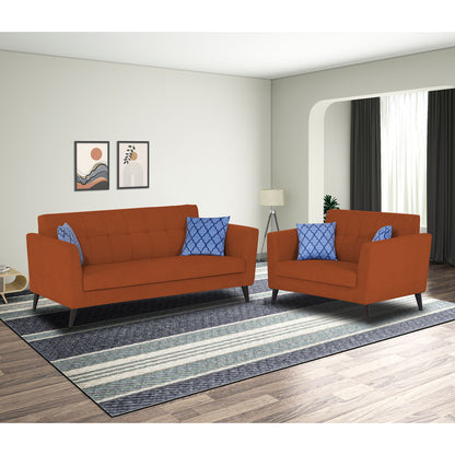 Adorn India Dannis 3+2 5 Seater Sofa Set