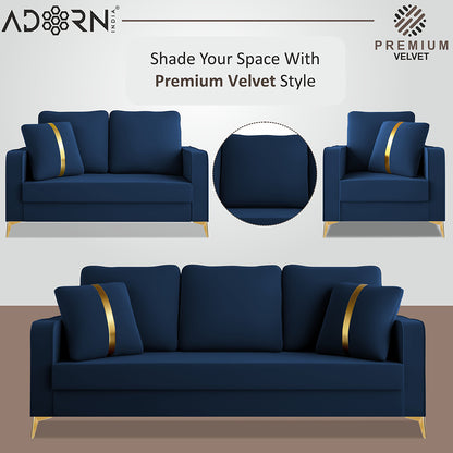 Adorn India Premium Chandler - 3 Years Warranty - Velvet Suede Fabric [SAMPLE]