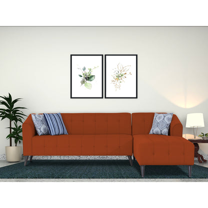 Adorn India Exclusive Mystic L Shape 6 Seater Sofa Set (RHS) (3 Year Warranty)