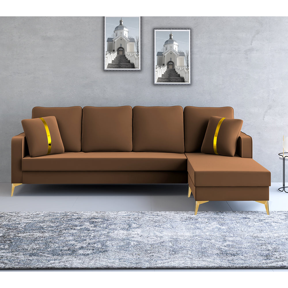 Adorn India Premium Chandler - 3 Years Warranty - Velvet Suede Fabric [SAMPLE]