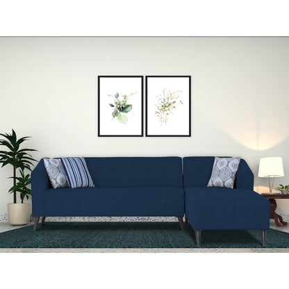 Adorn India Exclusive Mystic L Shape 6 Seater Sofa Set (RHS) (3 Year Warranty)