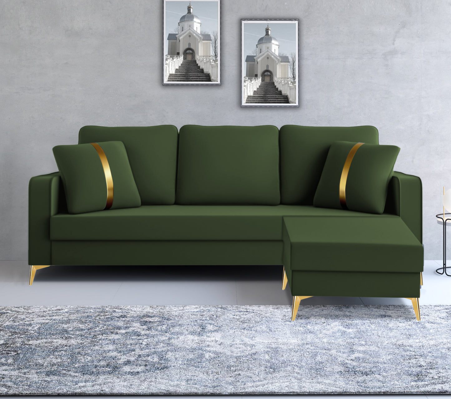 Adorn India Premium Chandler - 3 Years Warranty - Velvet Suede Fabric [SAMPLE]