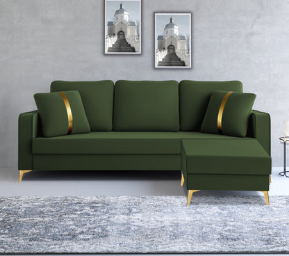 Adorn India Premium Chandler - 3 Years Warranty - Velvet Suede Fabric [SAMPLE]