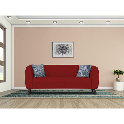 Adorn India Mason 3 Seater Sofa (Aqua Blue)