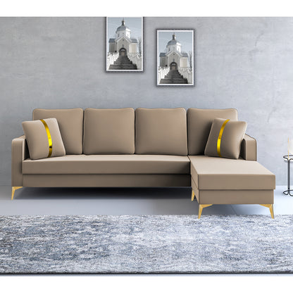 Adorn India Premium Chandler - 3 Years Warranty - Velvet Suede Fabric [SAMPLE]
