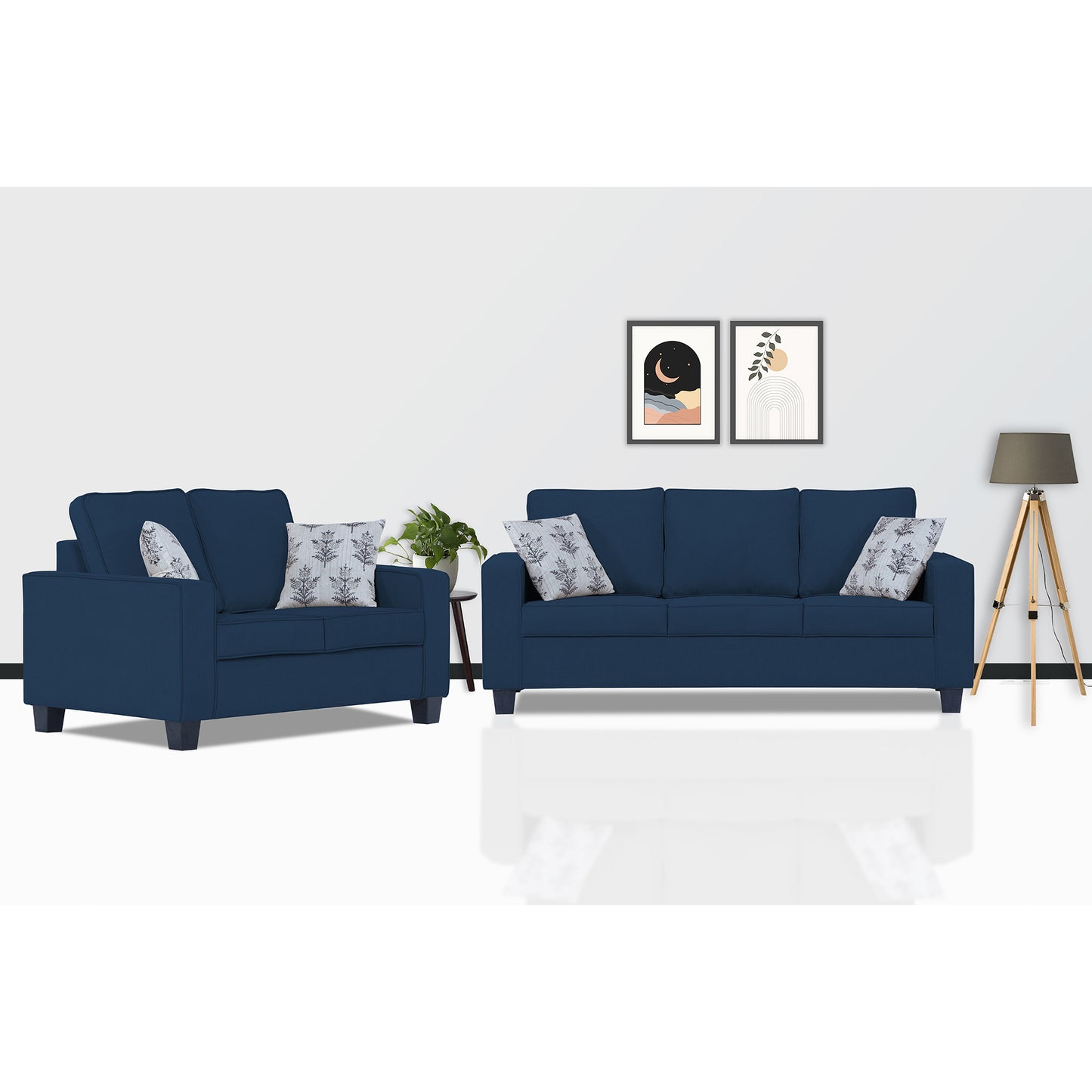 Adorn India Camden 5 Seater 3+2 Sofa Set
