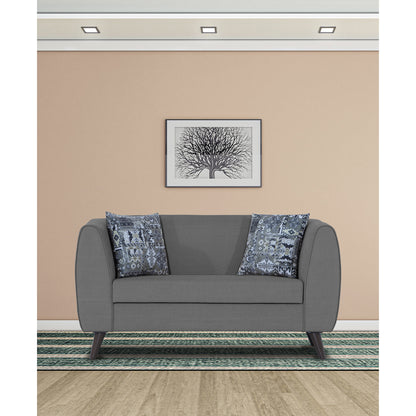 Adorn India Mason 2 Seater Sofa (Aqua Blue)