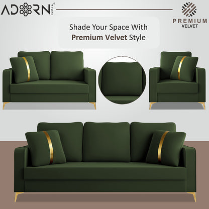 Adorn India Premium Chandler - 3 Years Warranty - Velvet Suede Fabric [SAMPLE]