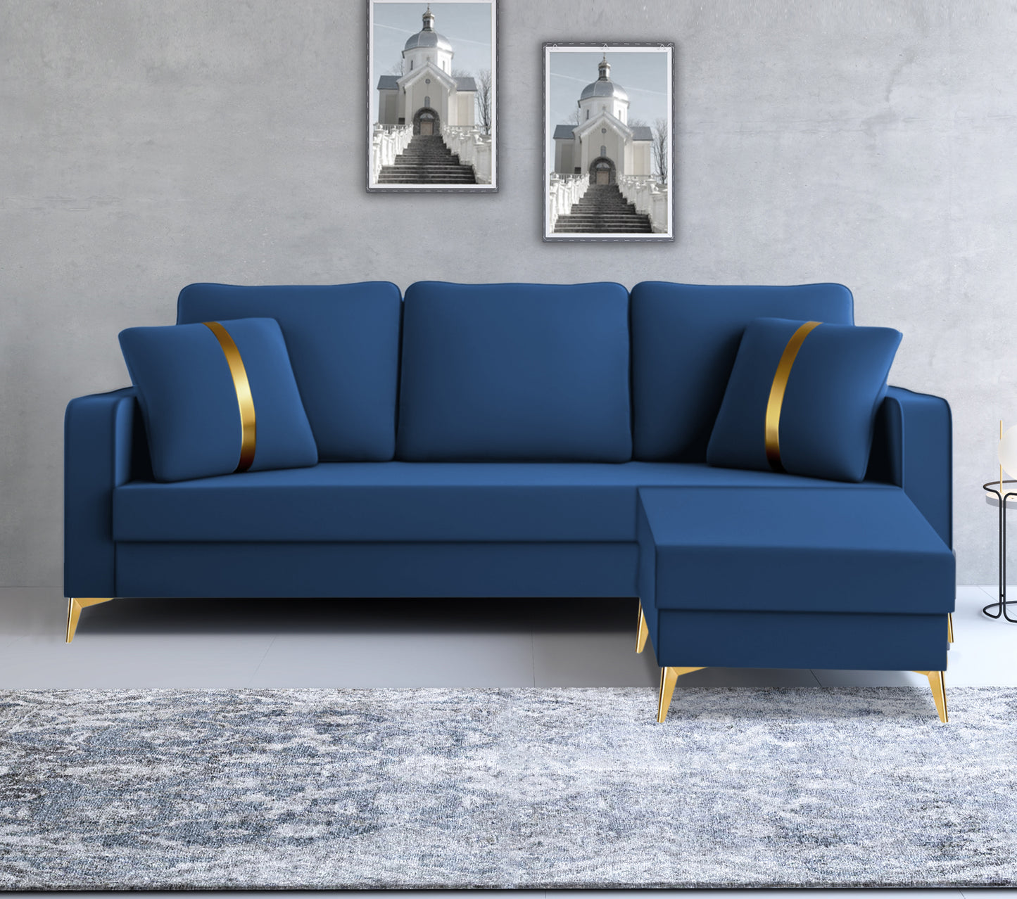 Adorn India Premium Chandler - 3 Years Warranty - Velvet Suede Fabric [SAMPLE]