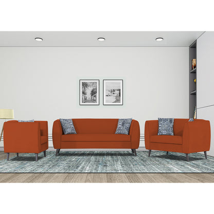 Adorn India Mason 3+2+1 6 Seater Sofa Set (Aqua Blue)