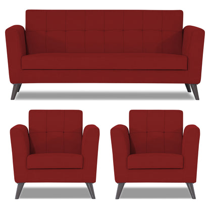 Adorn India Dannis 3+1+1 5 Seater Sofa Set