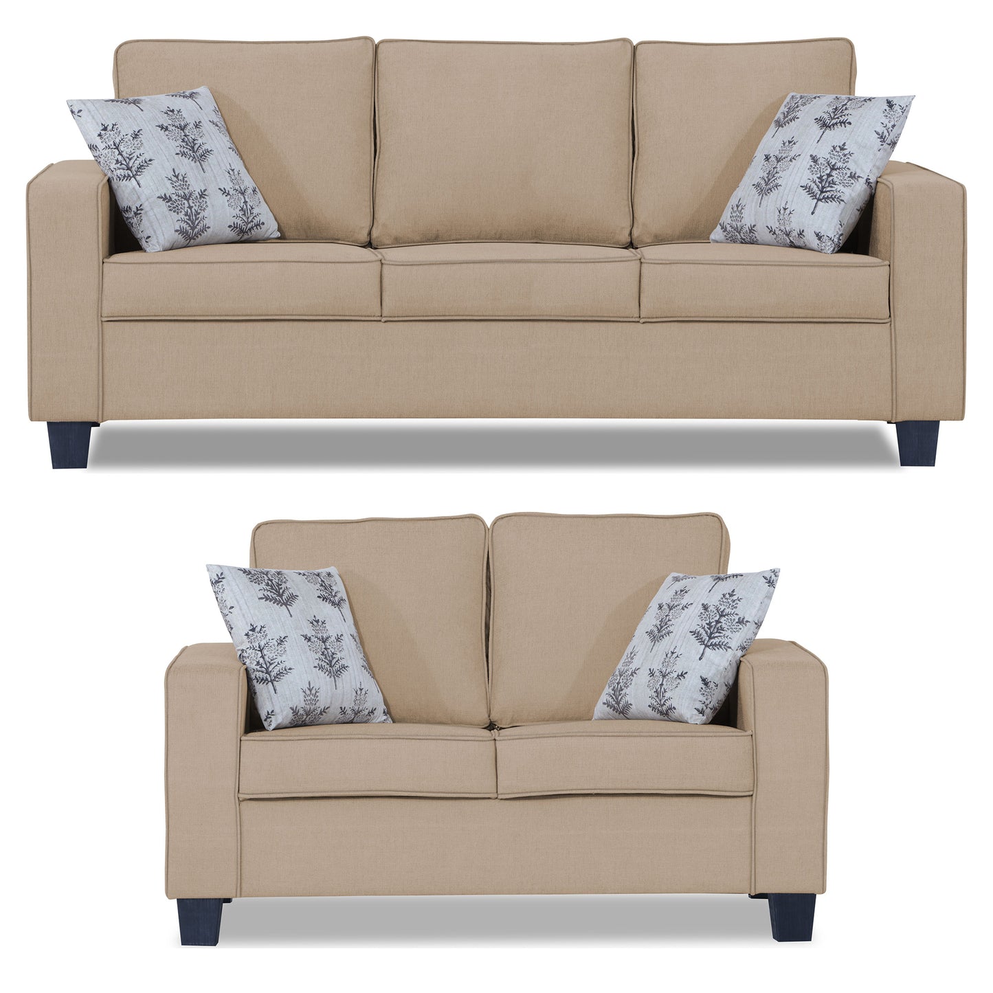 Adorn India Camden 5 Seater 3+2 Sofa Set