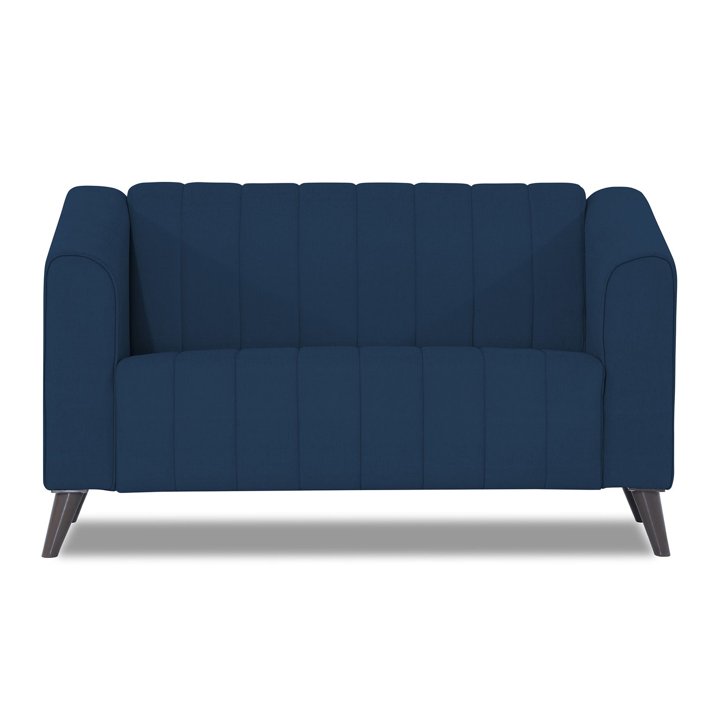 Adorn India Premium Laurel 2 Seater Sofa (Blue) (3 Year Warranty)