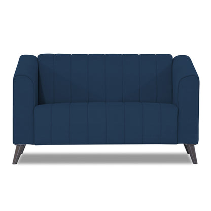 Adorn India Premium Laurel 2 Seater Sofa (Blue) (3 Year Warranty)
