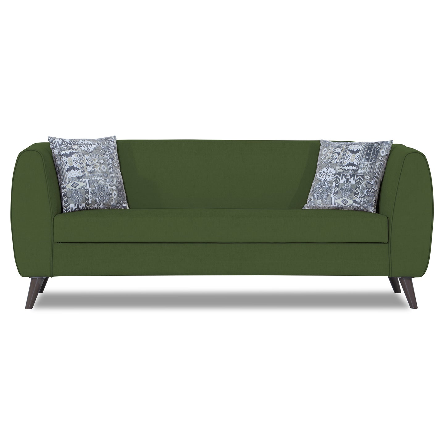 Adorn India Mason 3 Seater Sofa (Aqua Blue)