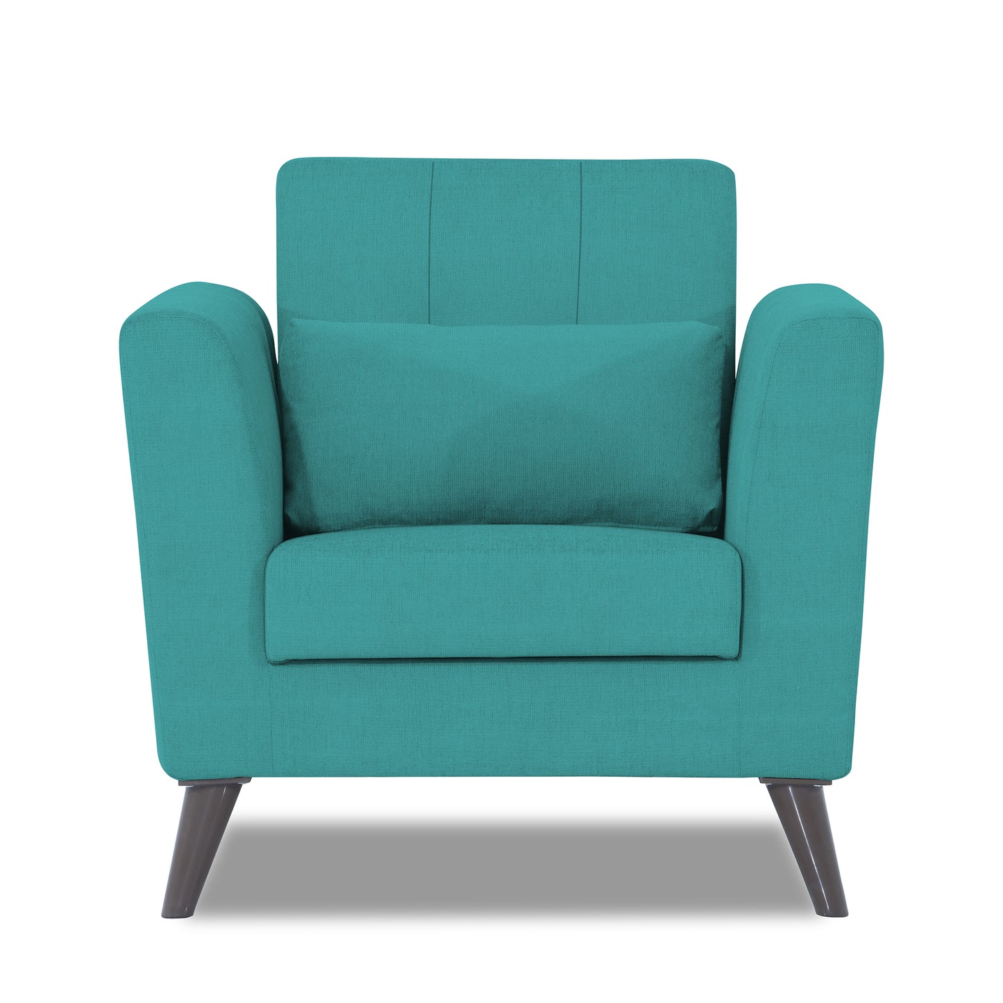 Adorn India Daniel 1 Seater Sofa (Aqua Blue) (3 Year Warranty)
