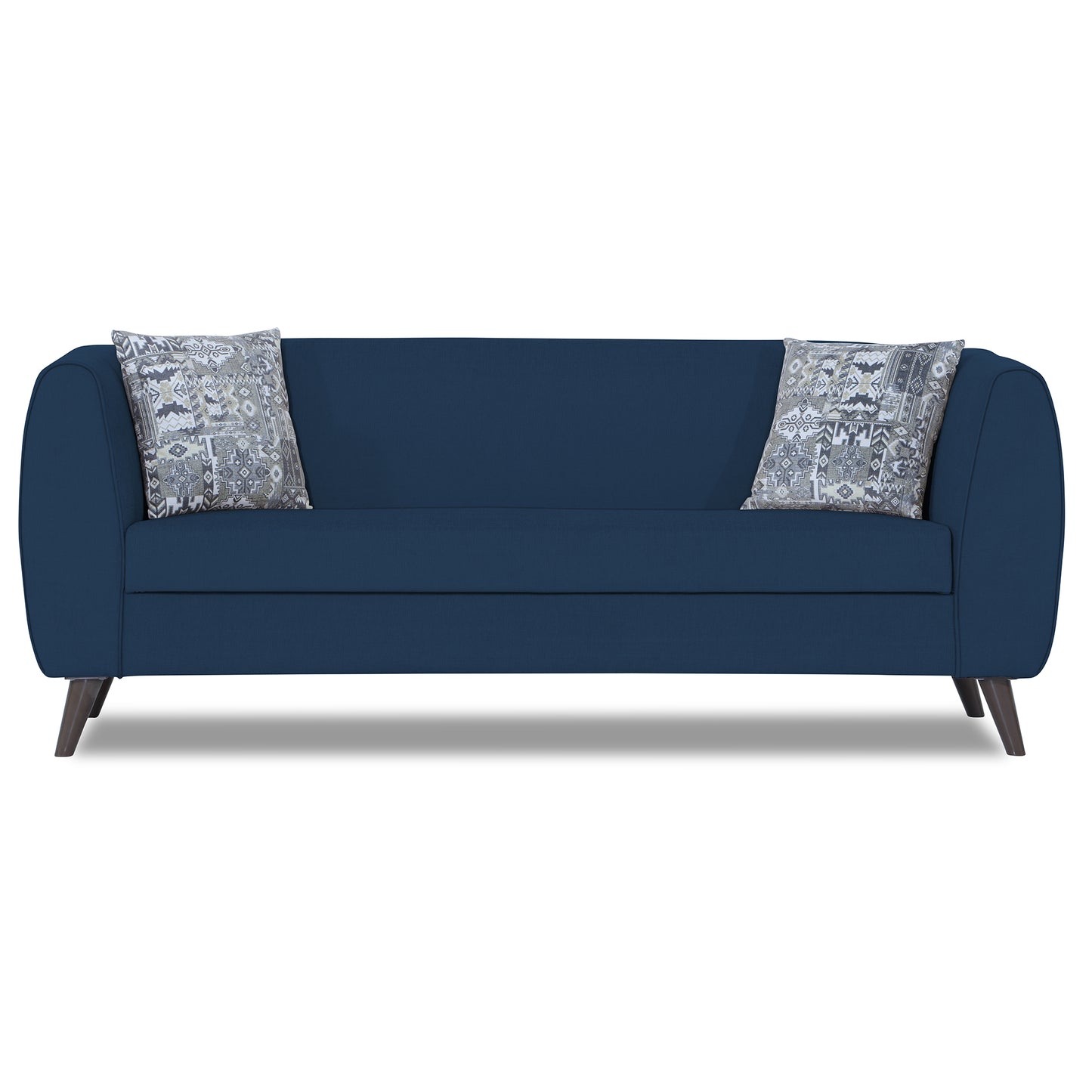 Adorn India Mason 3 Seater Sofa (Aqua Blue)