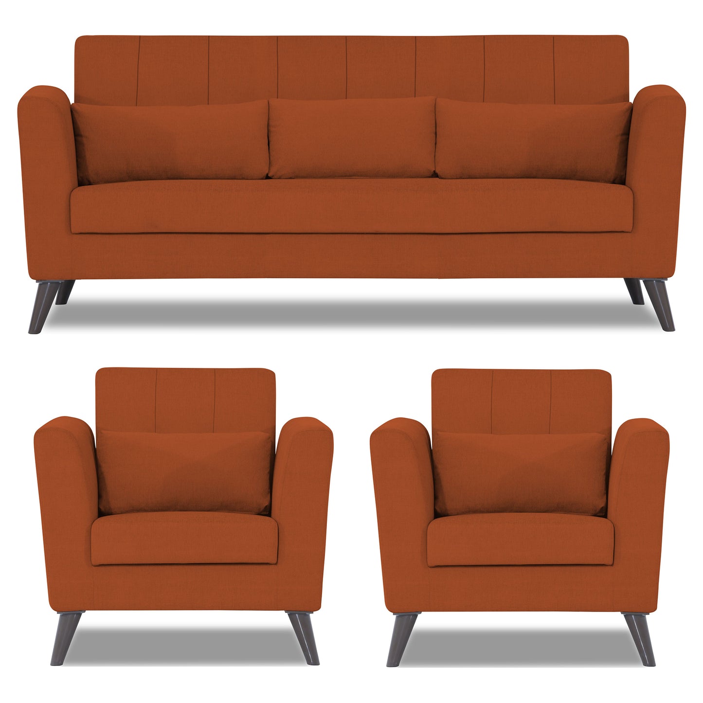 Adorn India Daniel 3+1+1 5 Seater Sofa Set