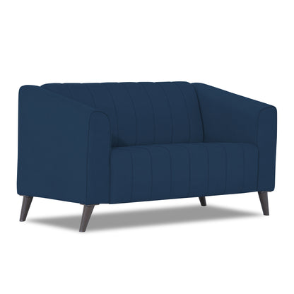 Adorn India Premium Laurel 2 Seater Sofa (Blue) (3 Year Warranty)