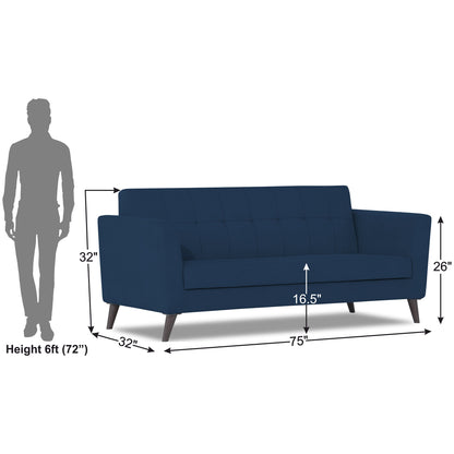 Adorn India Dannis 3 Seater Sofa