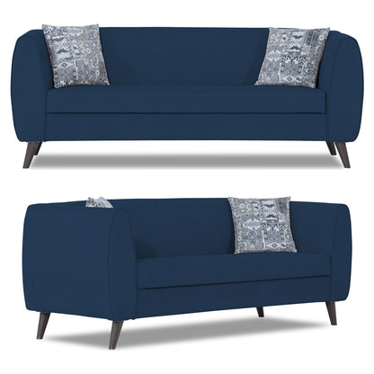 Adorn India Mason 3+2+1 6 Seater Sofa Set (Aqua Blue)
