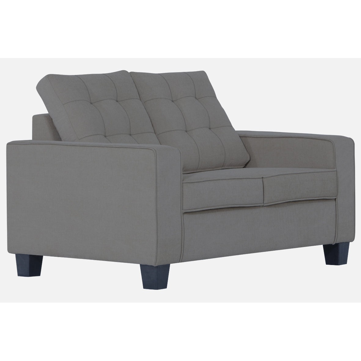 Adorn India Raptor 2 Seater Sofa (Grey)