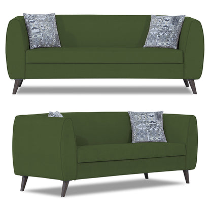 Adorn India Mason 3+2+1 6 Seater Sofa Set (Aqua Blue)