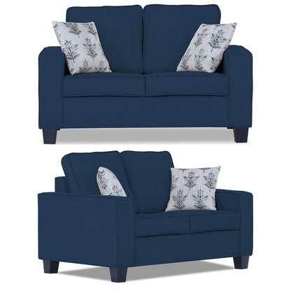 Adorn India Camden 3+2+1 6 Seater Sofa Set (Aqua Blue) (3 Year Warranty)