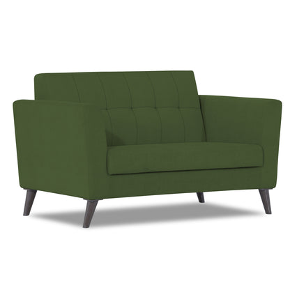 Adorn India Dannis 2 Seater Sofa (Green) (3 Year Warranty)