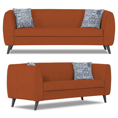 Adorn India Mason 3+1+1 5 Seater Sofa Set (Aqua Blue)
