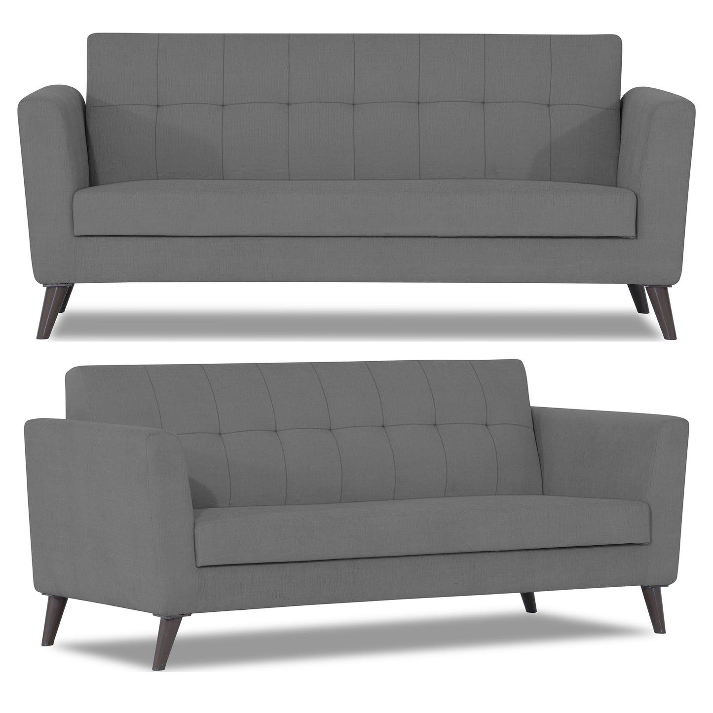 Adorn India Dannis 3+1+1 5 Seater Sofa Set
