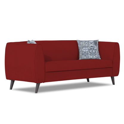 Adorn India Mason 3 Seater Sofa (Aqua Blue)