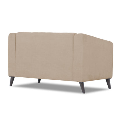 Adorn India Premium Laurel 2 Seater Sofa (Beige) (3 Year Warranty)