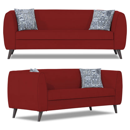 Adorn India Mason 3+1+1 5 Seater Sofa Set (Aqua Blue)
