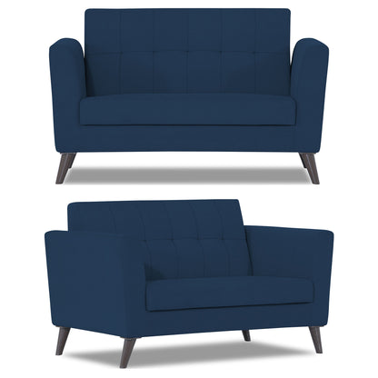 Adorn India Dannis 3+2+1 6 Seater Sofa Set (Blue) (3 Year Warranty)