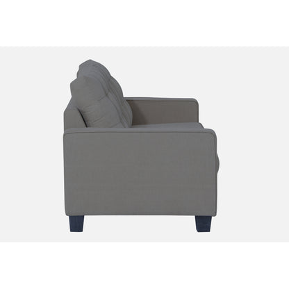 Adorn India Raptor 3 Seater Sofa (Grey)