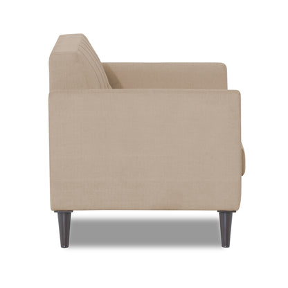 Adorn India Dannis 2 Seater Sofa (Beige) (3 Year Warranty)