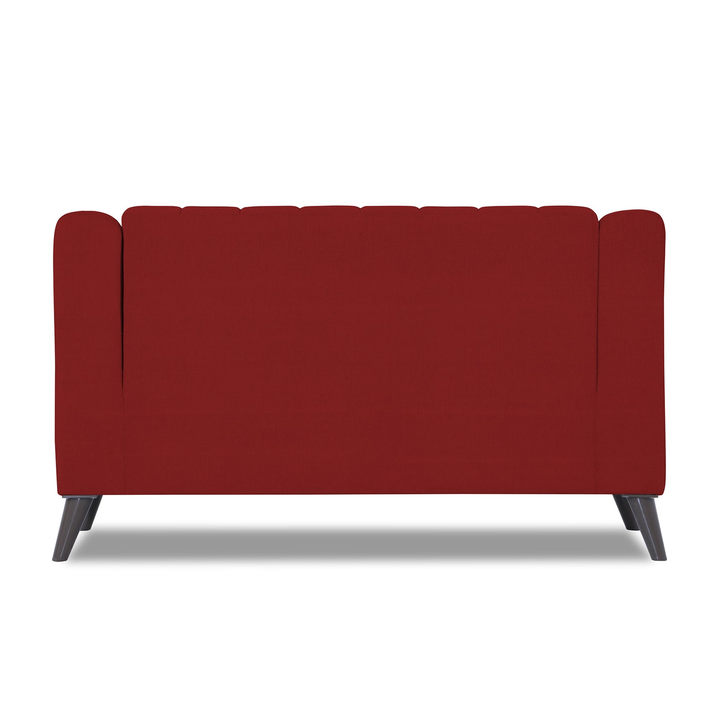 Adorn India Premium Laurel 2 Seater Sofa (Red) (3 Year Warranty)