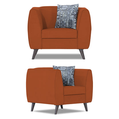 Adorn India Mason 3+1+1 5 Seater Sofa Set (Aqua Blue)