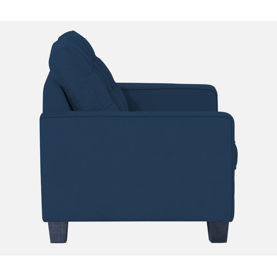Adorn India Raptor 2 Seater Sofa (Blue)
