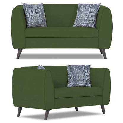 Adorn India Mason 3+2+1 6 Seater Sofa Set (Aqua Blue)