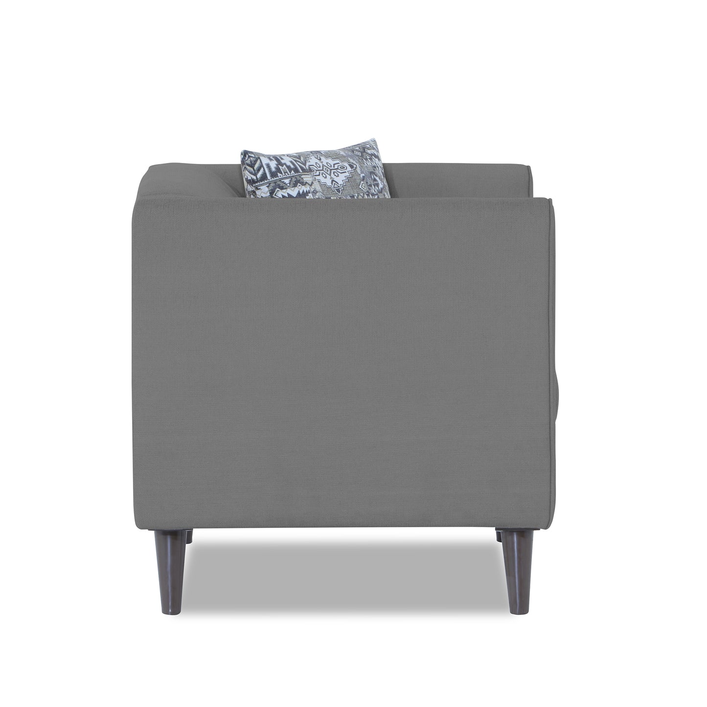 Adorn India Mason 1 Seater Sofa (Aqua Blue)