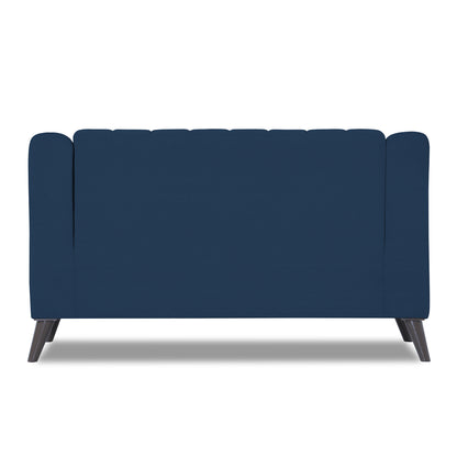 Adorn India Premium Laurel 2 Seater Sofa (Blue) (3 Year Warranty)