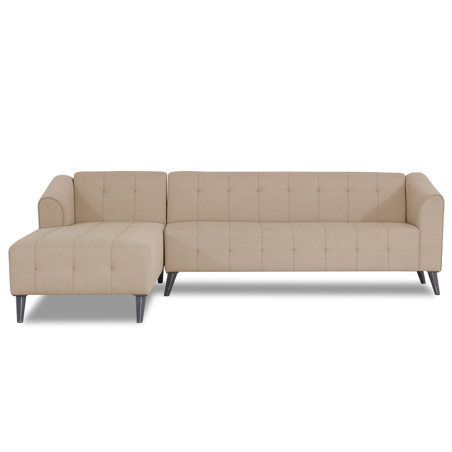 Adorn India Exclusive Mystic L Shape 6 Seater Sofa Set (LHS) (3 Year Warranty)