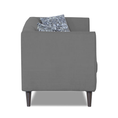 Adorn India Mason 3 Seater Sofa (Aqua Blue)