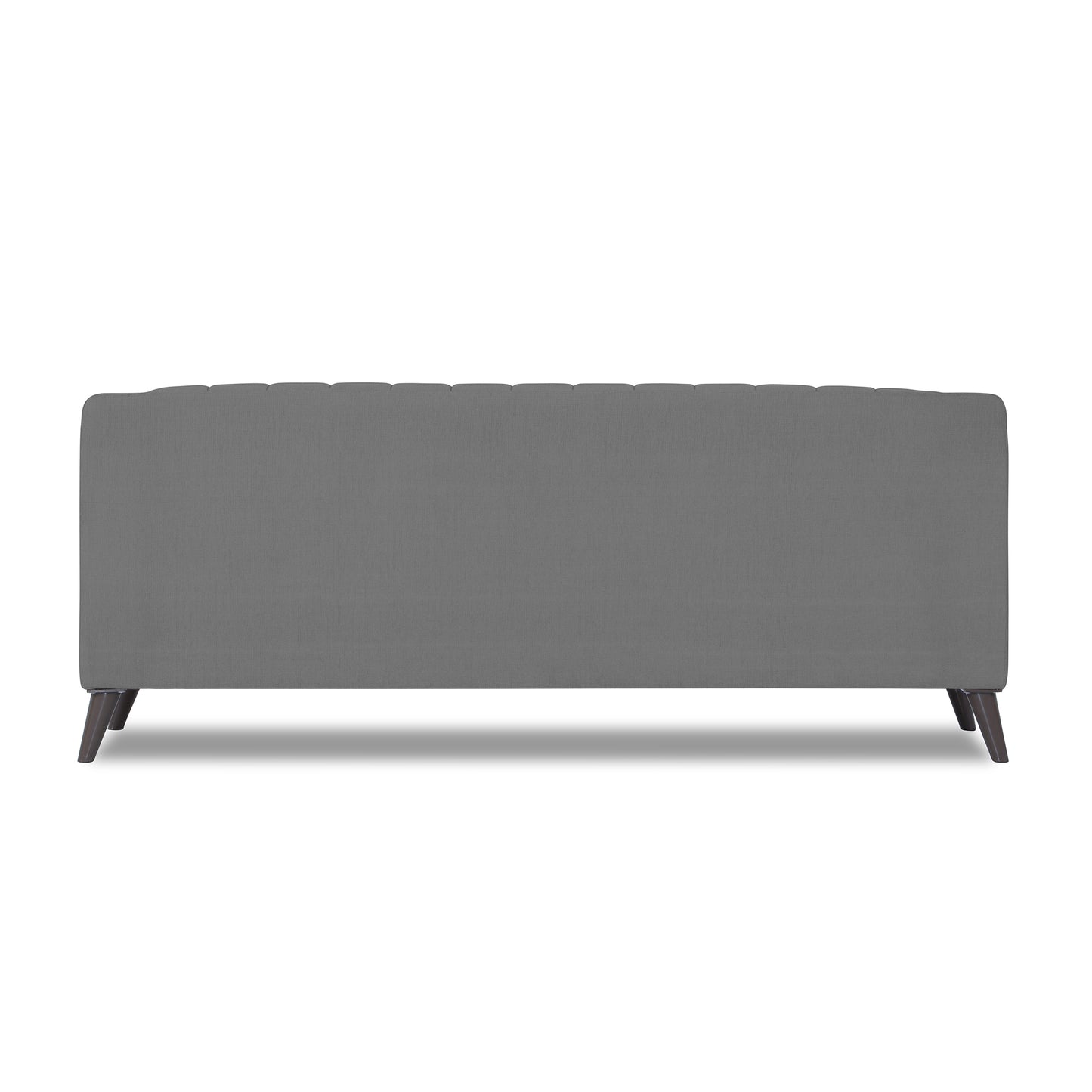 Adorn India Premium Laurel 3 Seater Sofa (Grey) (3 Year Warranty)
