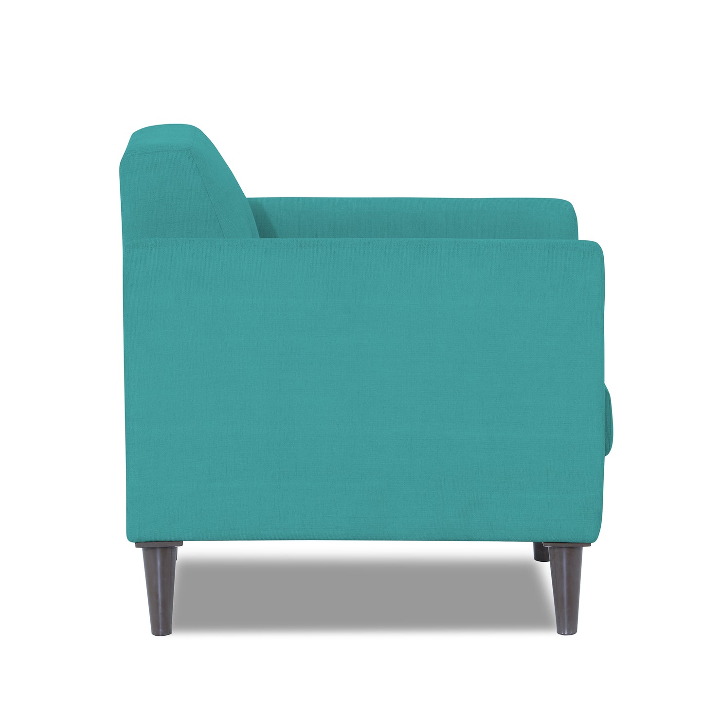 Adorn India Daniel 1 Seater Sofa (Aqua Blue) (3 Year Warranty)